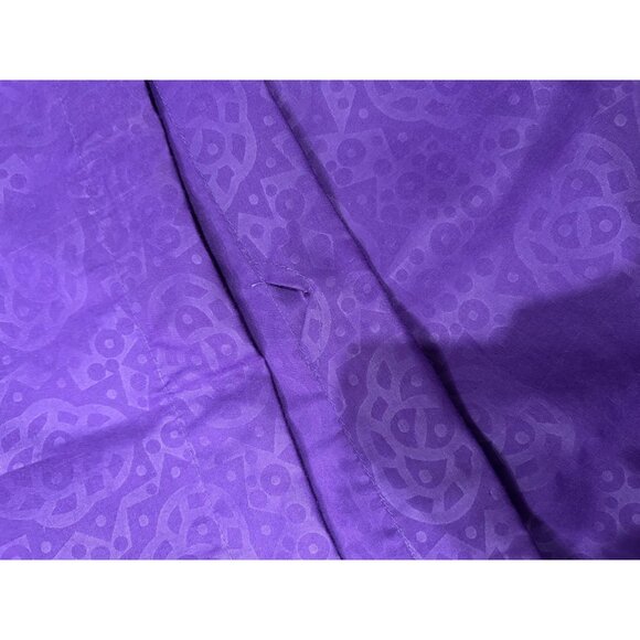 Rainbow Brand Purple Embroidered African Dashiki Dress Skirt Set - Picture 6 of 12